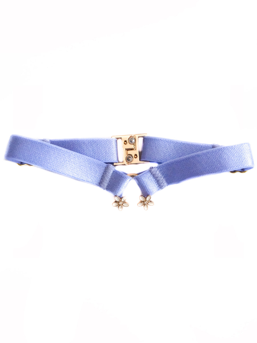 Daisy Blue Choker