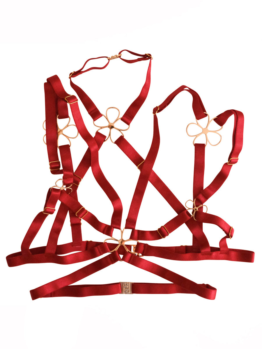 Daisy Red Strappy Top