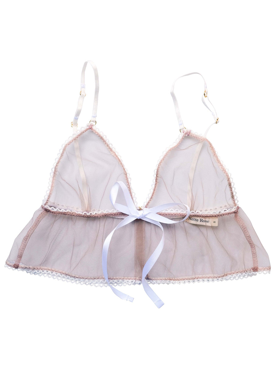 Emmi Frill Bralette White
