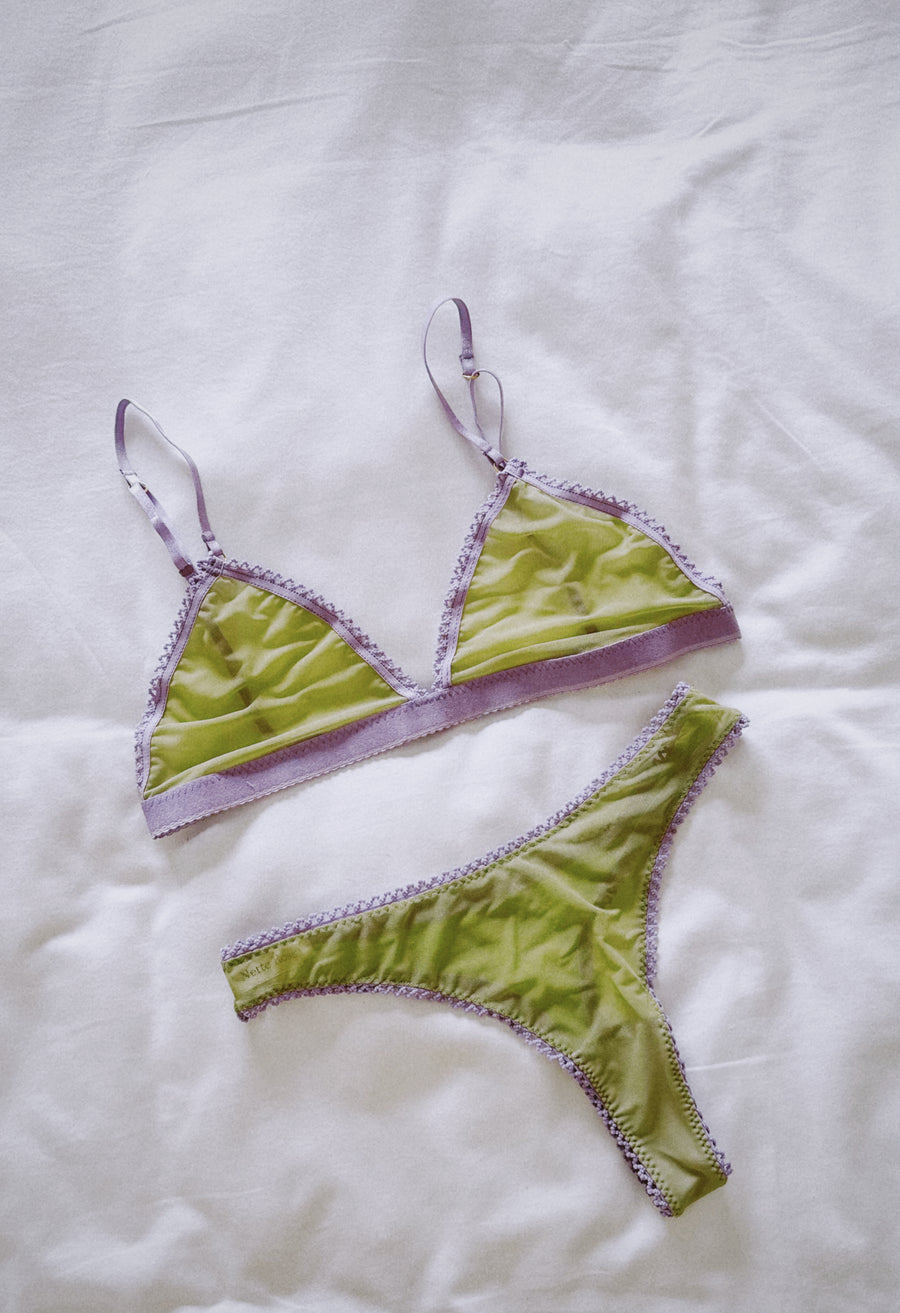 Indigo Triangle Bralette