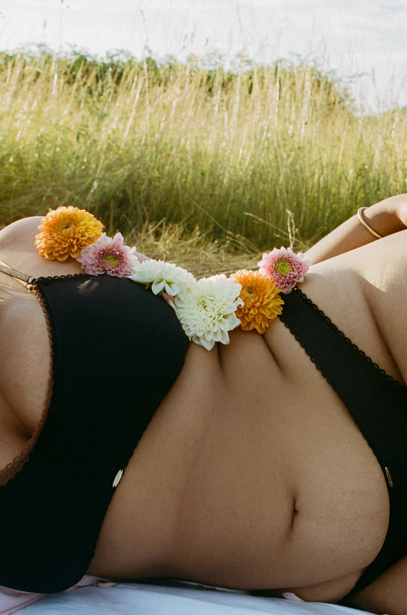 Black Bamboo Crop Bralette