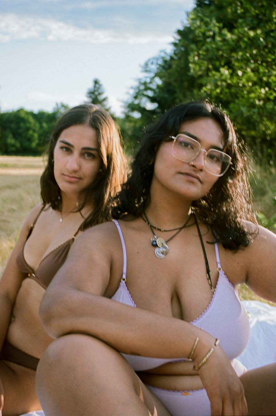 Lilac Bamboo Crop Bralette