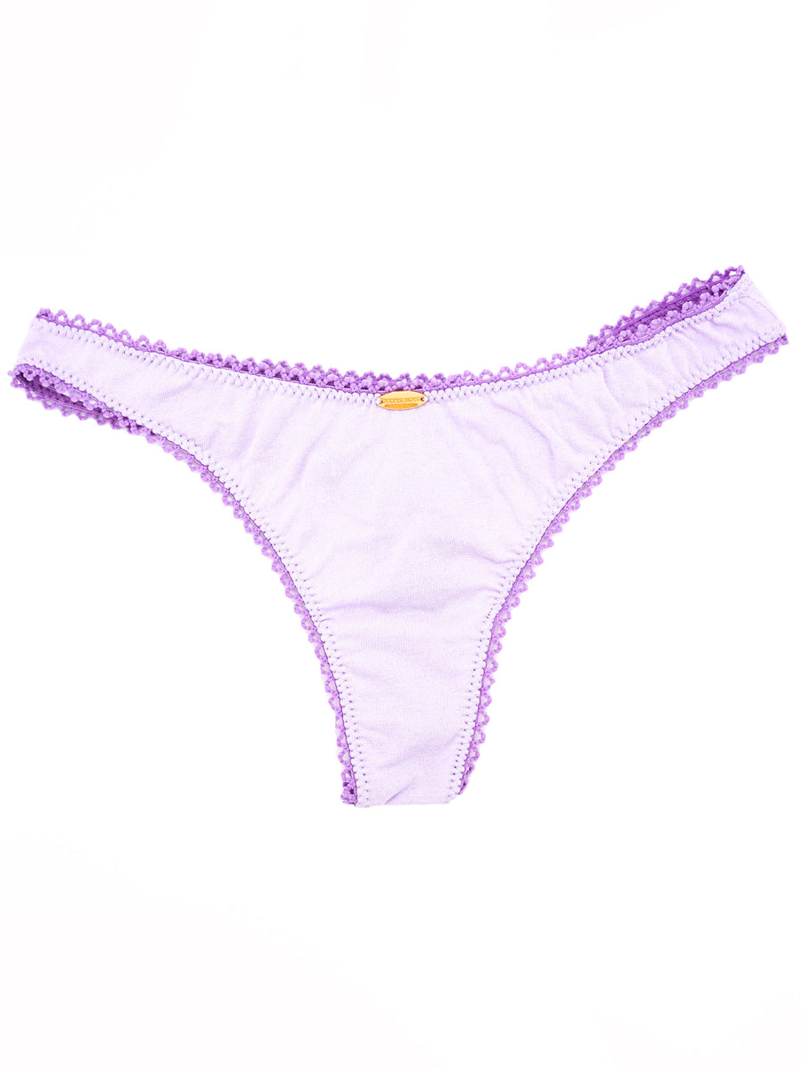 Lilac Bamboo 90's Thong – Nette Rose