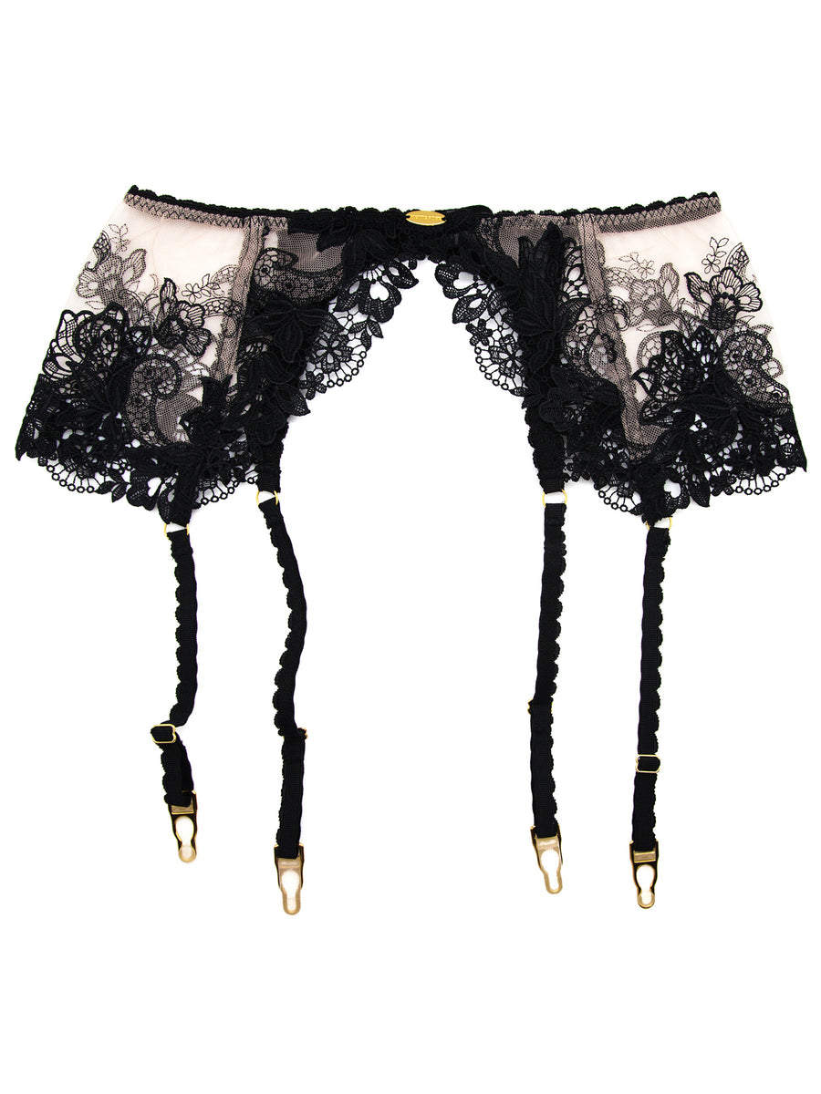 Malika Longline Garter Belt