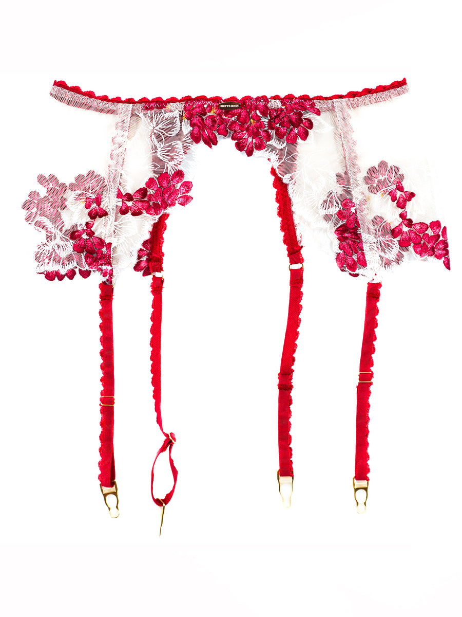 Romy Longline Garter Belt Nette Rose Romy Longline Garter Belt Nette Rose
